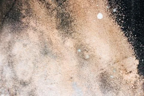Grunge texture. Old stone textured wall. Black burnt durty stone Foto stock