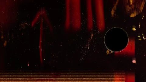 Grunge texture overlay background, punch hole, cine marks, dust and scratches Stock Footage 288101412