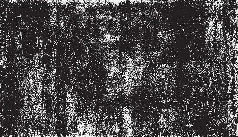 Grunge texture overlay in black and white with rough distressed surface pattern Stock Illustration