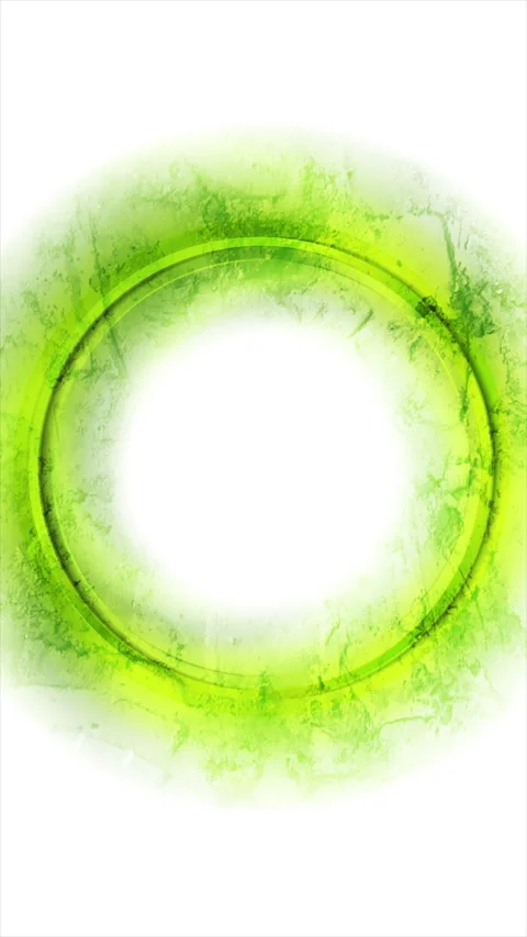 Grunge texture retro wall with glossy green circle abstract motion background Stock Footage 288662450