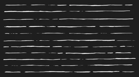 Grunge texture stripes hand painted with black ink brush stroke Stock Illustration