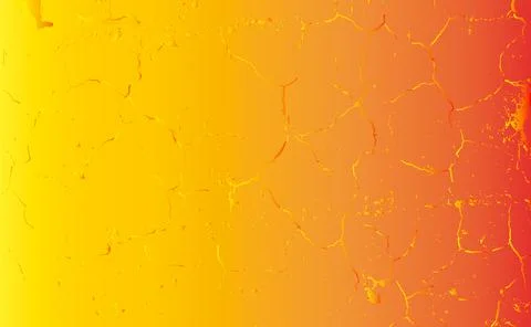 Grunge texture on yellow red gradient color backgorund, Grungy effect Stock Illustration