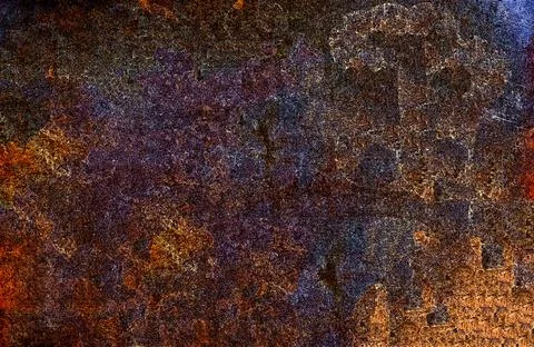 Grunge textured background featuring rust and corrosion effects, creating a v Stock Illustration