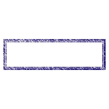 Grunge Textured Double Rectangle Frame Illustrazione stock