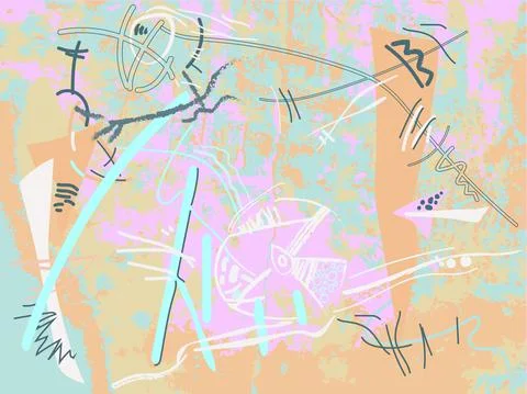 Grunge texture.Decorative background.Abstract vector template. Stock Illustration