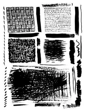 Grunge textures Stock Illustration