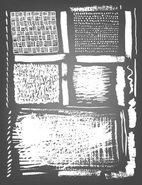 Grunge textures Stock Illustration