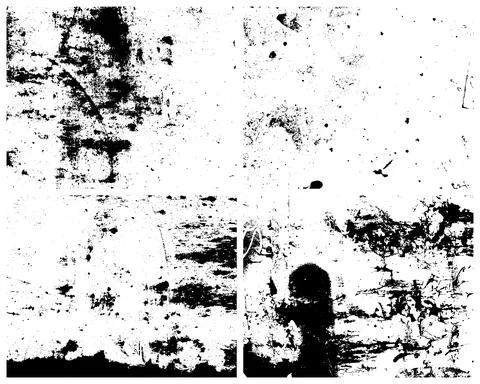 Grunge Textures Vector Pack, Grit Texture, Rough Texture, Vintage Texture Stock Illustration