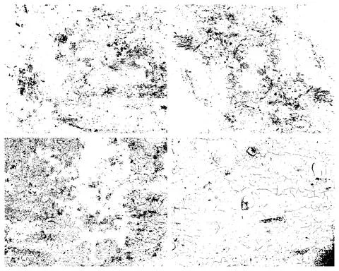 Grunge Textures Vector Pack, Grit Texture, Rough Texture, Vintage Texture Stock Illustration