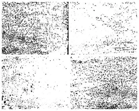 Grunge Textures Vector Pack. Grit Texture, Rough Texture, Vintage Texture. Stock Illustration