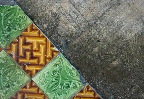 Grunge tile background Stock Photos