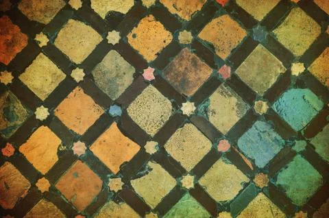 Grunge tile background Stock Photos