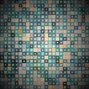 Grunge tile seamless pattern Stock Illustration