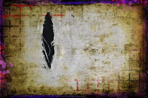 Grunge torn fabric background Stock Illustration
