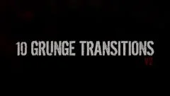 Grunge Transitions V2 Stock After Effects