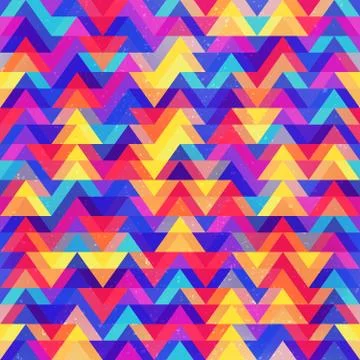 Grunge triangle pattern Stock Illustration