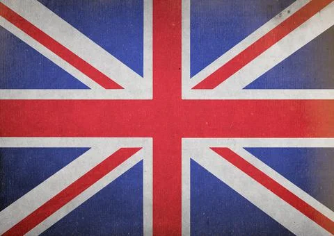 Grunge Union Jack flag background Foto stock