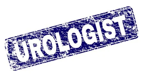 Grunge UROLOGIST Framed Rounded Rectangle Stamp Stock Illustration