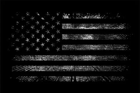 Grunge usa flag vector design Stock Illustration