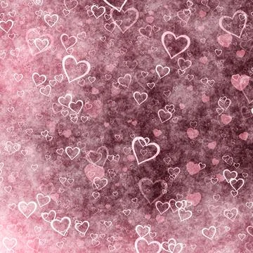 Grunge Valentines Day background Stock Illustration