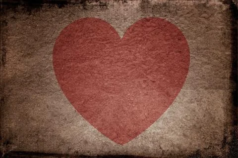 Grunge Valentines Illustrazione stock