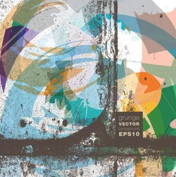 Grunge vector background illustration Stock-Illustration