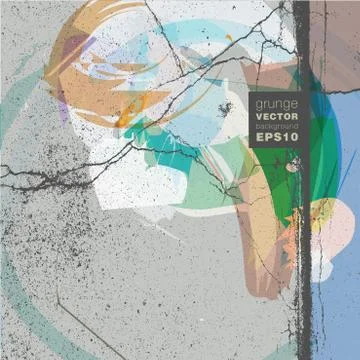 Grunge vector background illustration Stock Illustration