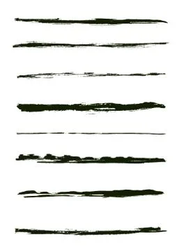 Grunge vector edges Illustrazione stock