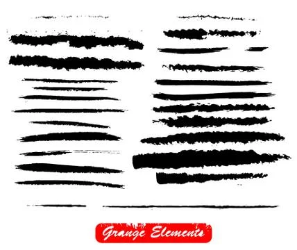 Grunge vector elements Stockillustratie