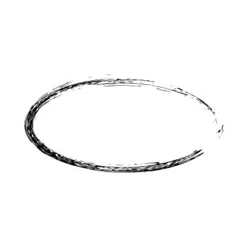 Grunge vector frame oval shape 스톡 일러스트
