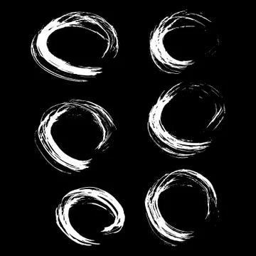 Grunge vector frames set. Watercolor background. Hand drawn texture. Abstract Illustrazione stock