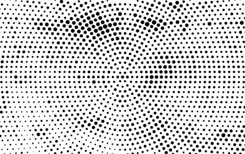 Grunge vector Halftone Dot Pattern with grunge Metallic Perforated Texture Stock Illustration