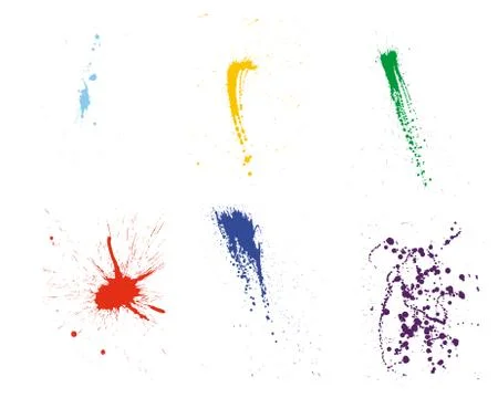 Grunge vector pattern set Stock Illustration