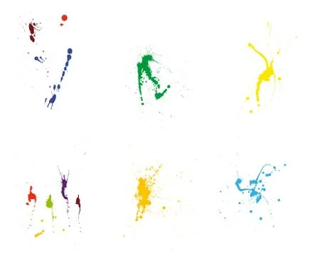 Grunge vector pattern set Stock Illustration