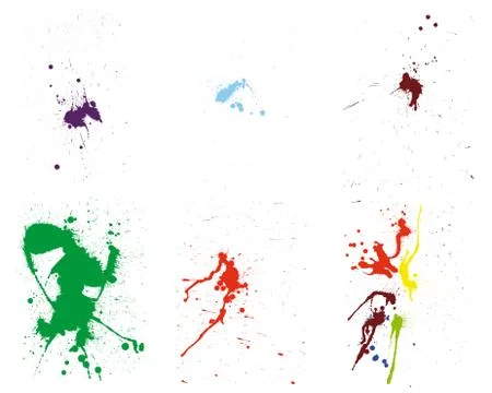 Grunge vector pattern set Stock Illustration