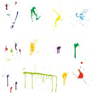 Grunge vector pattern set Stock Illustration