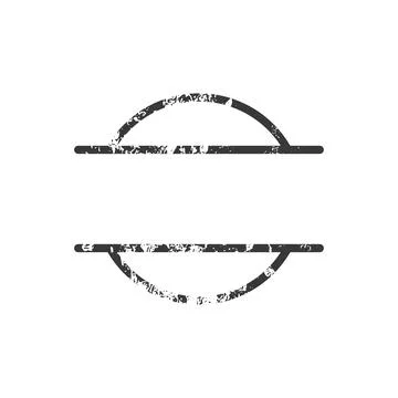 Grunge vector semicircular and rectangular shapes combine to create a distr.. Stock Illustration