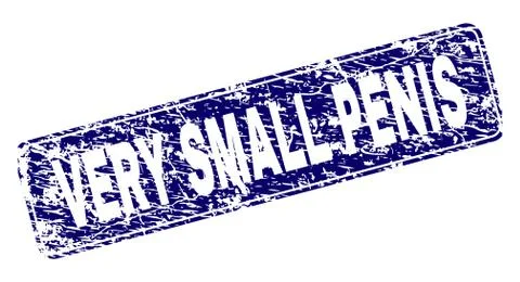 Grunge VERY SMALL PENIS Framed Rounded Rectangle Stamp イラスト素材