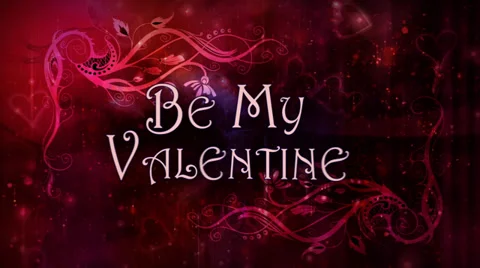 Grunge Vine Valentine Stock-Footage 33729848