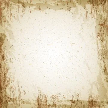 Grunge vintage paper texture, vector background Stock Illustration