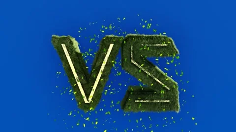 Grunge VS Text with Particles Stock Footage 320829183