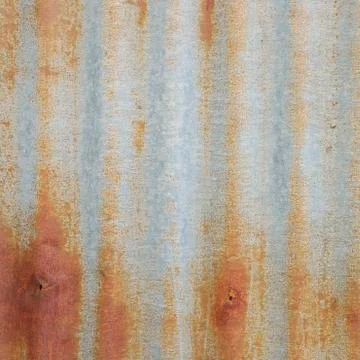 Grunge wall background with sags of rust Stock Photos