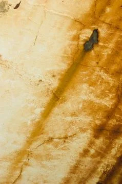 Grunge wall background with sags of rust Stock Photos