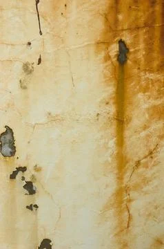 Grunge wall background with sags of rust Stock Photos