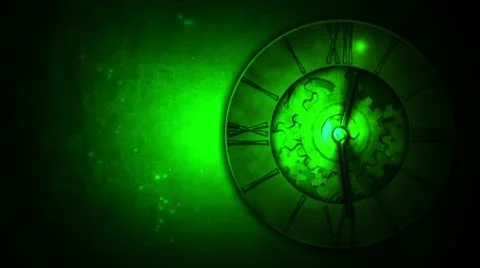 Grunge wall clock Video stock 10705901