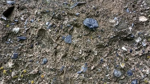 Grunge wall with cracks, texture background video, wall banner Stock Footage 338404005