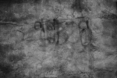 Grunge wall for pattern and background. Textured dirty rough cement concrete  Stock Photos