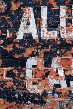 Grunge Wall Text Stock Photos