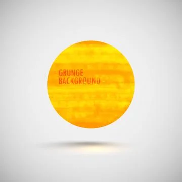 Grunge watercolor background. brushed ink texture. Abstract vector banner Stock Illustration