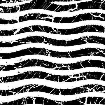 Grunge Wavy Background Stock Illustration